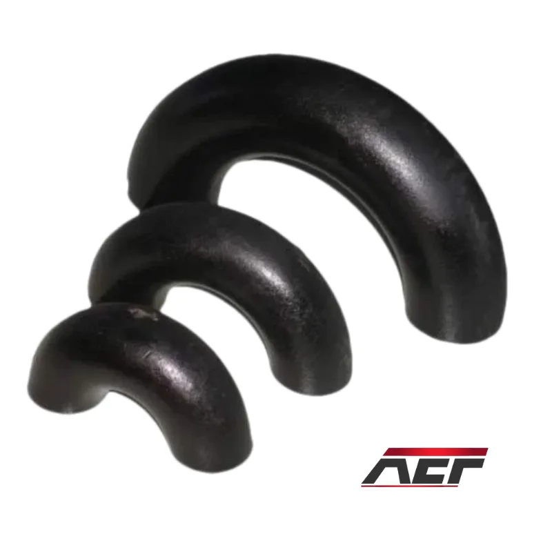 Long radius pipe bends in three sizes — Arshya Pipe Fittings
